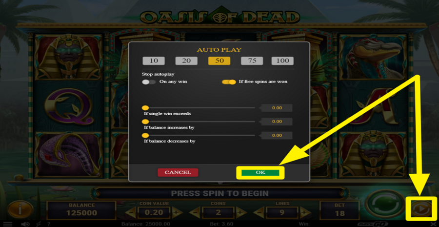 Oasis Of Dead Autoplay