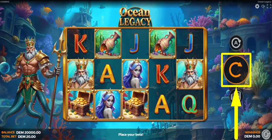 Ocean Legacy Spin Button