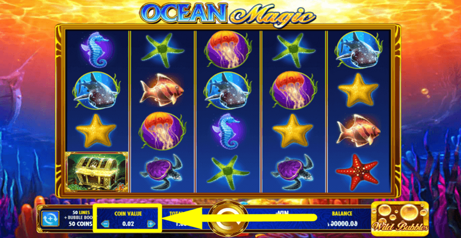 Ocean Magic Bet Value