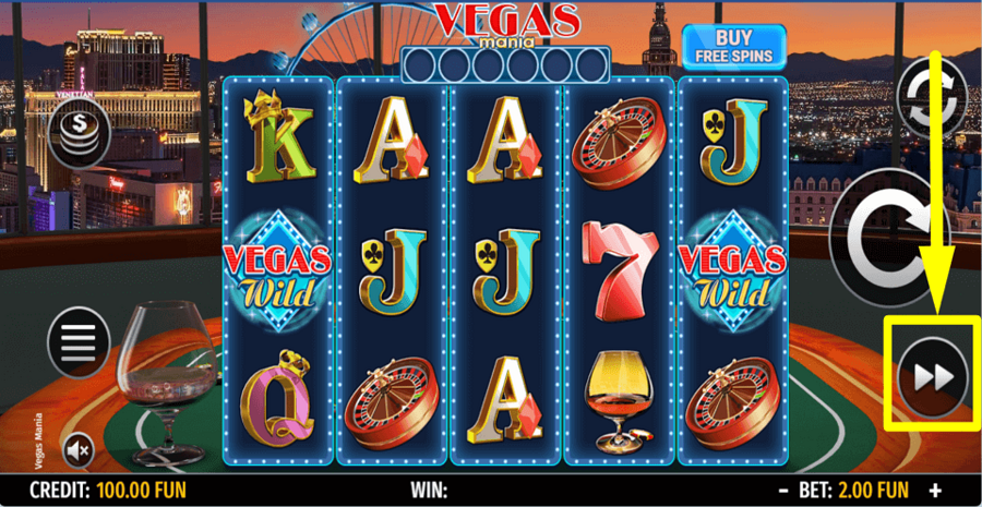 Octavian Gaming Vegas Mania Fast Play Feature