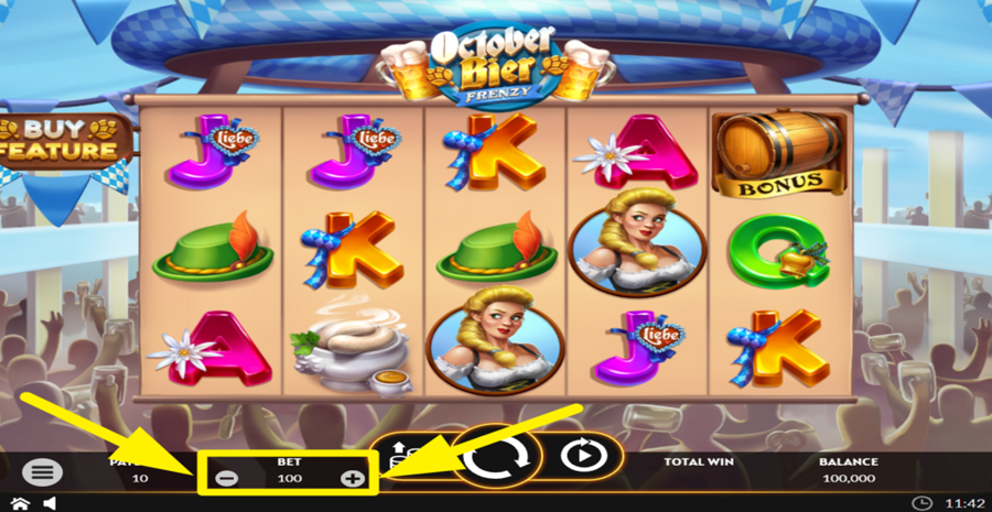 October Bier Frenzy Adjust Bet