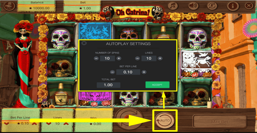 Oh Catrina Autoplay Feature
