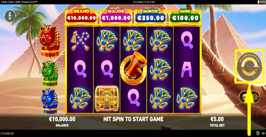 Oink Oink Oink Pharaohs Slot Review, Bonuses & Free Play (95.9% RTP)