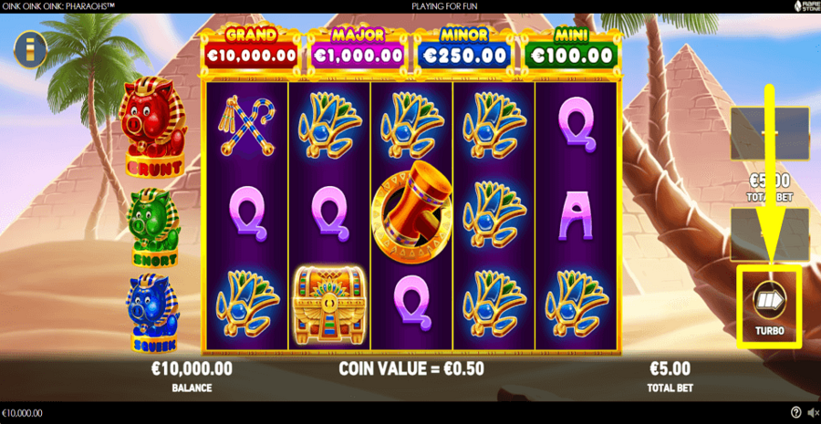 Oink Oink Oink Pharaohs Slot Review, Bonuses & Free Play (95.9% RTP)