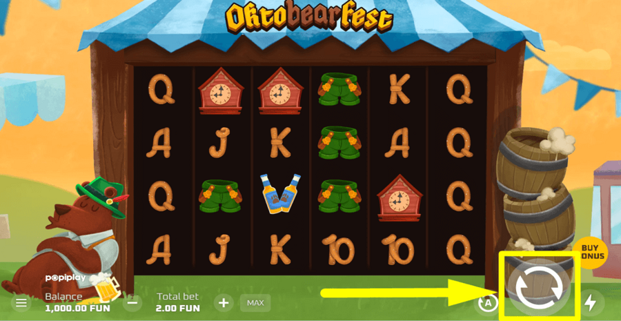 Oktobearfest Spin Button