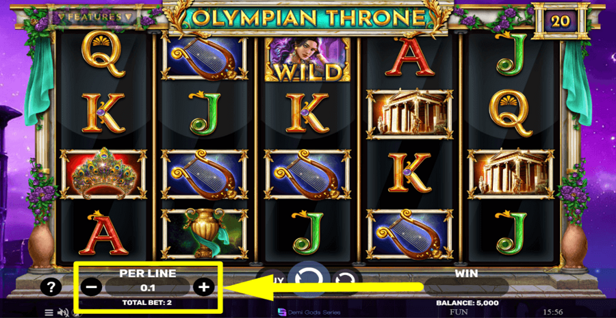 Olympian Throne Bet Value