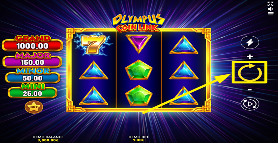 Olympus Coin Link Spin