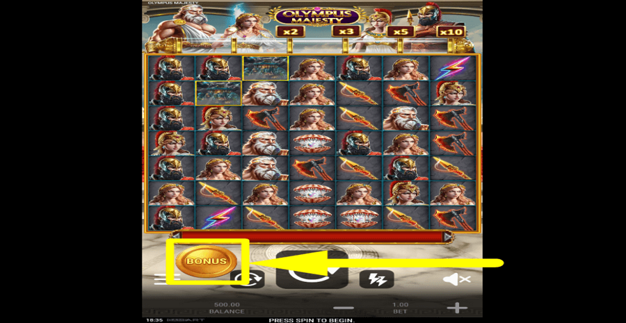 Olympus Majesty Buy Feature