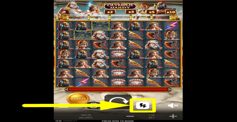 Olympus Majesty Turbo Feature