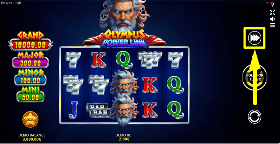 Olympus Power Link Running Wins Turbo Feature