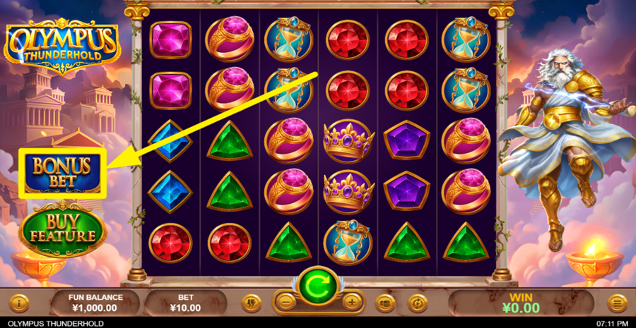 Olympus Thunderhold Bonus bet1