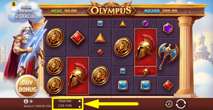 Olympus Trueways Bet Value