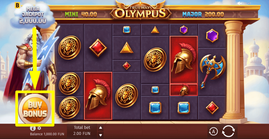 Olympus Trueways Buy Feature
