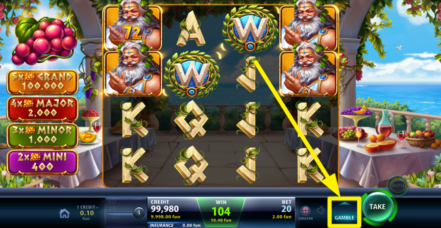 Olympus Wine And Wonders Gamble