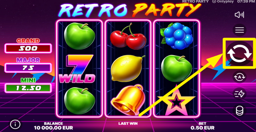 Onlyplay Retro Party Spin