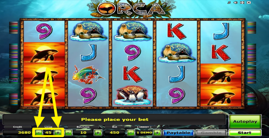 Orca Adjust Bet Lines