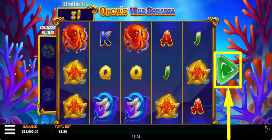 Orcas Wild Bonanza Play Button