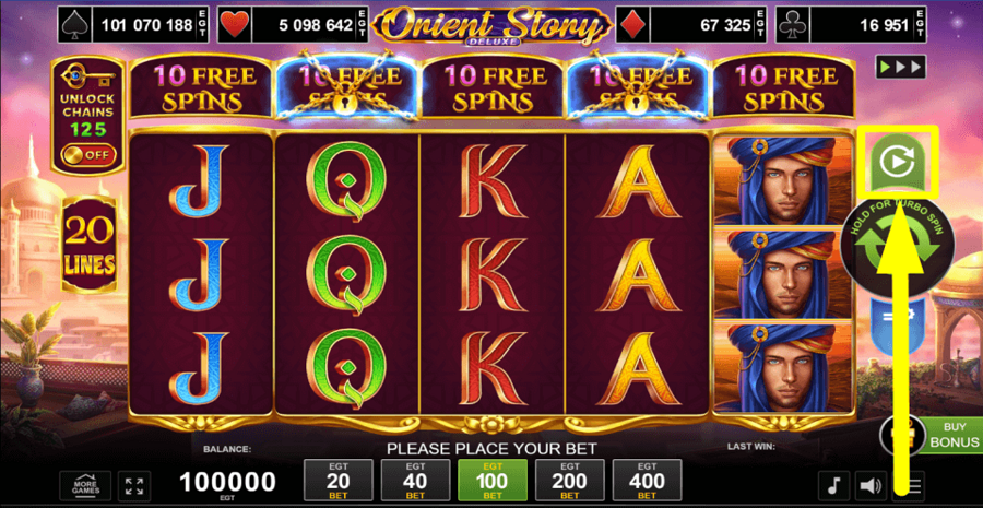 Orient Story Deluxe Autoplay Feature