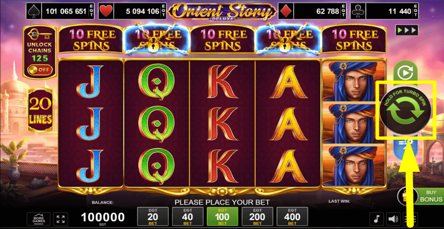 Orient Story Deluxe Spin Button