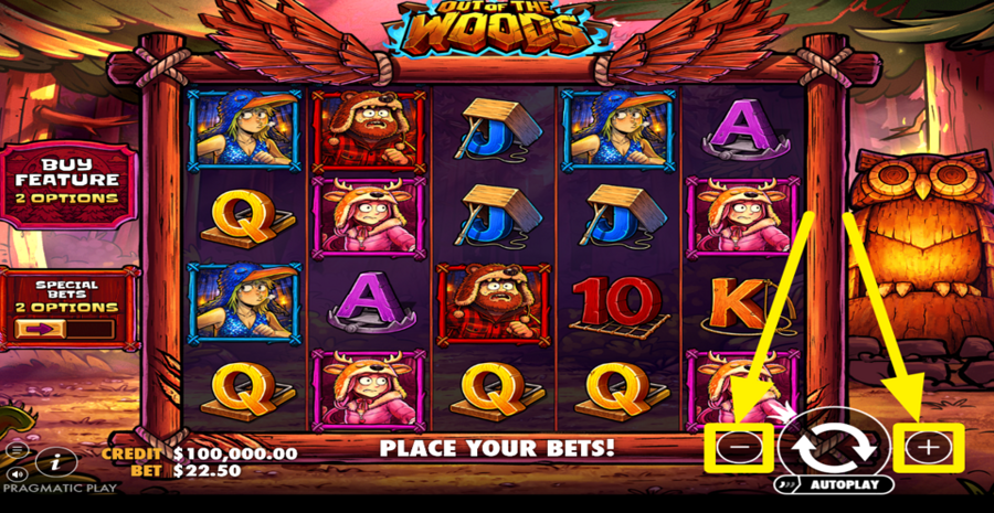 Out Of The Woods Adjust Bet