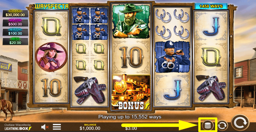 Outlaw Waysfecta Bet Value