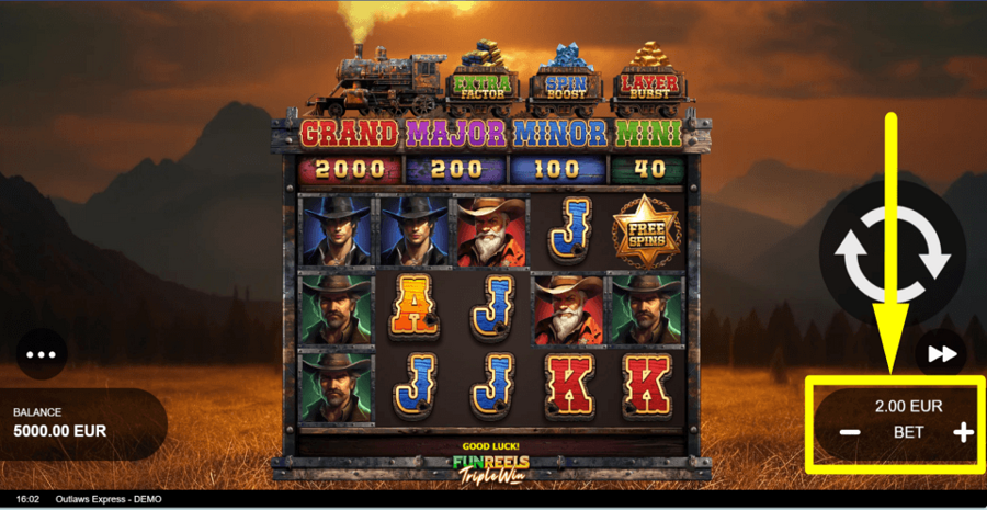 Outlaws Express Bet Value