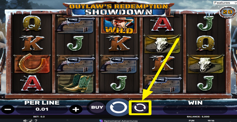 Outlaws Redemption Showdown Autoplay