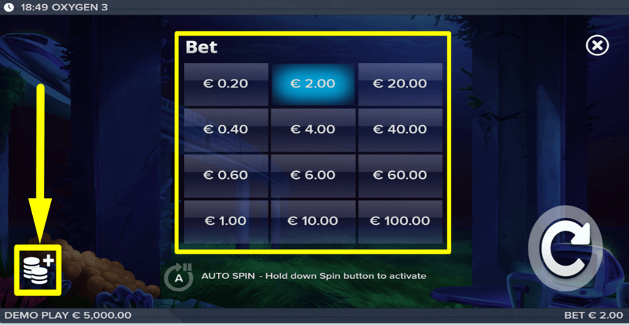 Oxygen 3 Bet Value