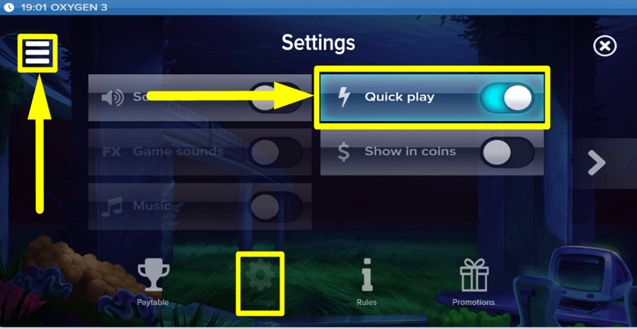 Oxygen 3 Turbo Feature