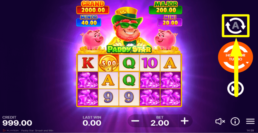 Paddy Star Smash And Win Autoplay Feature