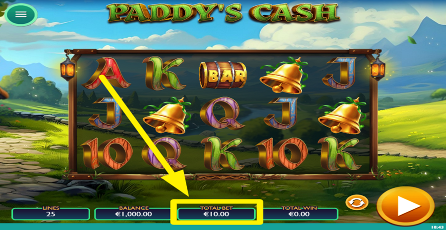 Paddys Cash Adjust Bet