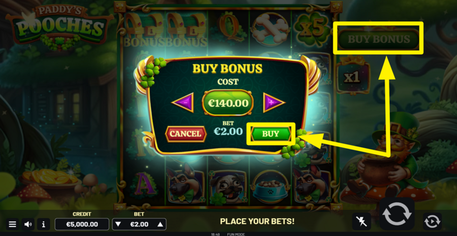 Paddys Pooches Buy Bonus