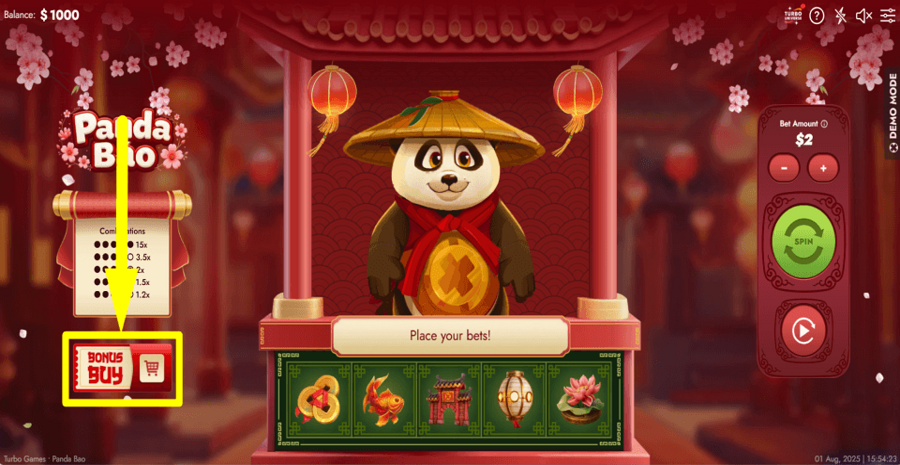 Panda Bao Buy Feature