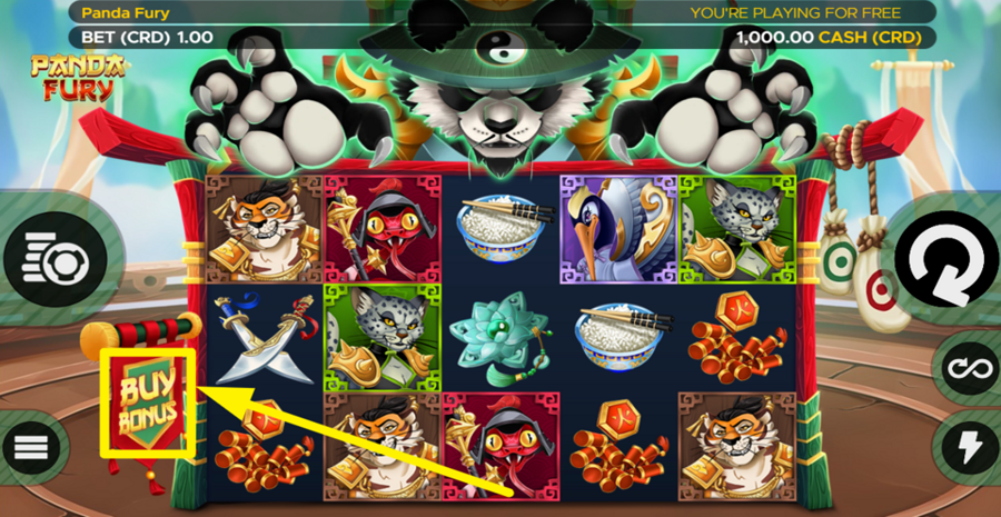Panda Fury Buy Bonus