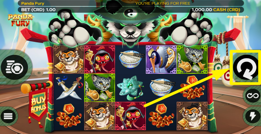 Panda Fury Spin
