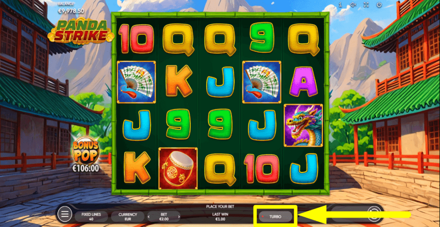 Panda Strike Turbo Feature