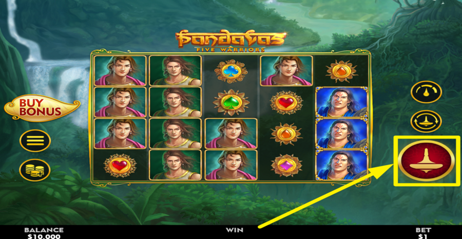 Pandavas Five Warriors Spin