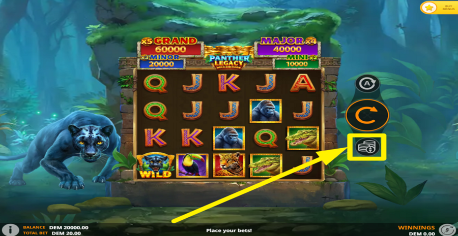 Panther Legacy Adjust Bet