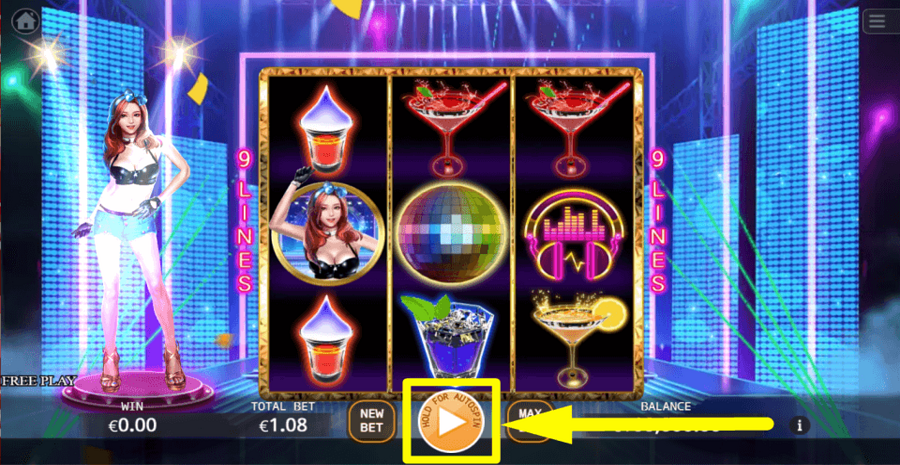 Party Girl Deluxe Lock 2 Spin Play Button