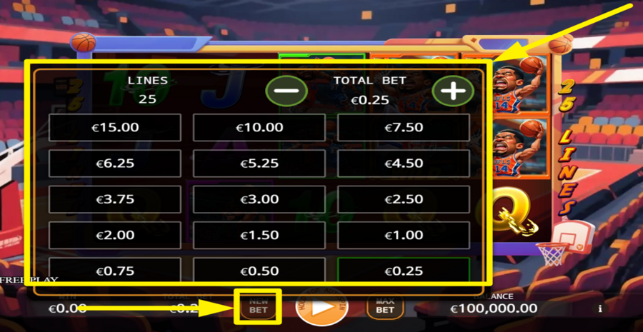 Passionate Basketball Adjust Bet
