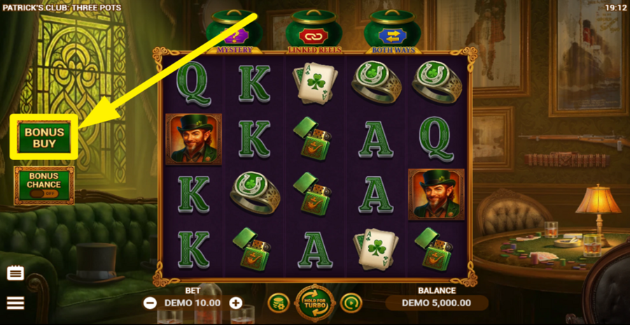 Patricks Club Three Pots Buy Bonus
