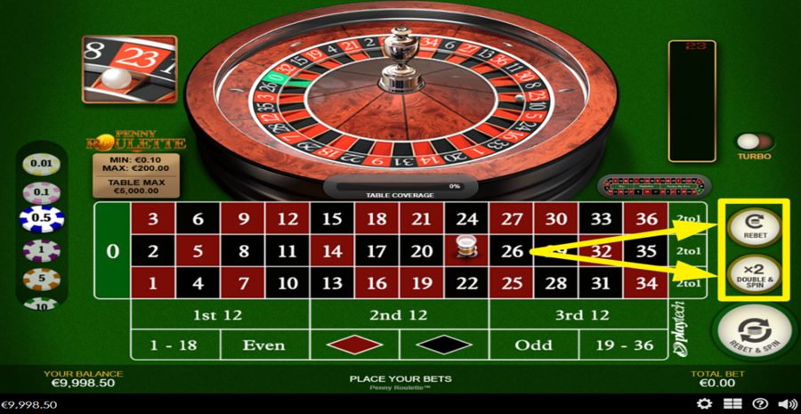 Penny Roulette Rebet Or Double