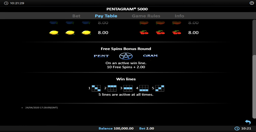 Pentagram 5000 2