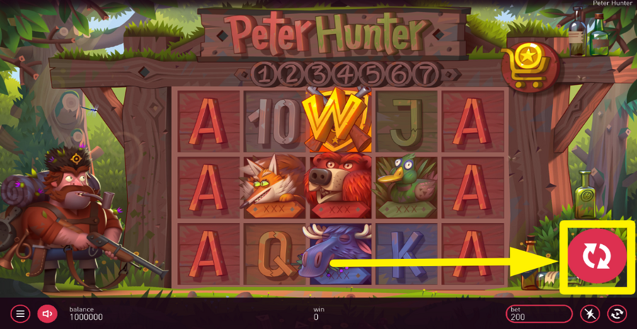 Peter Hunter Spin Button