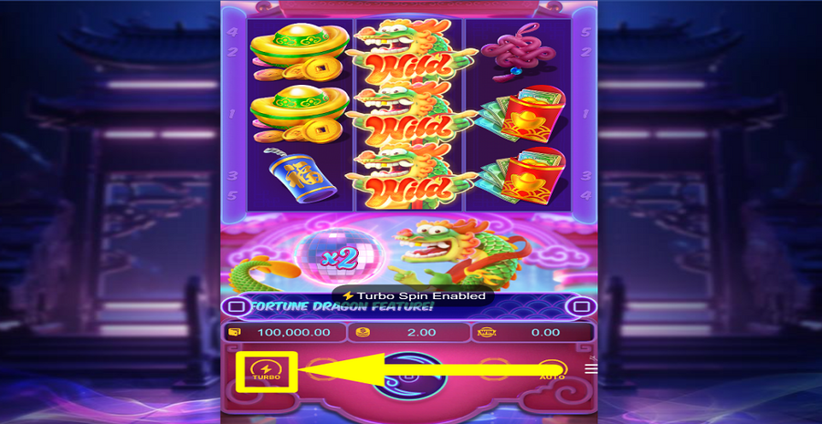 Pg Soft Fortune Dragon Turbo Feature