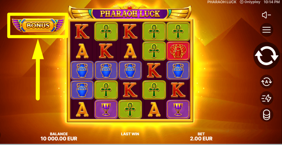 Pharaoh Luck Buy Feature