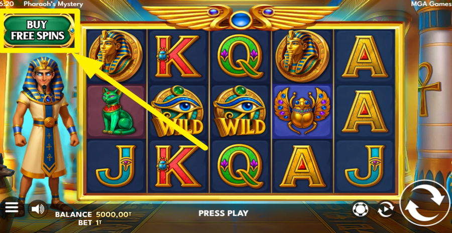 Pharaohs Mystery Buy Bonus