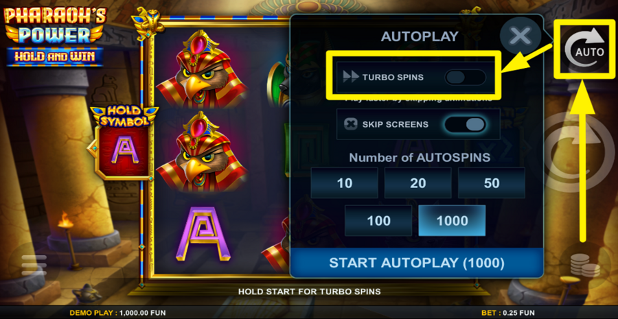 Pharaohs Power Hold And Win Turbo