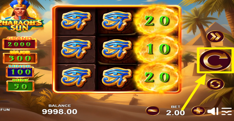 Pharaons Sun Spin