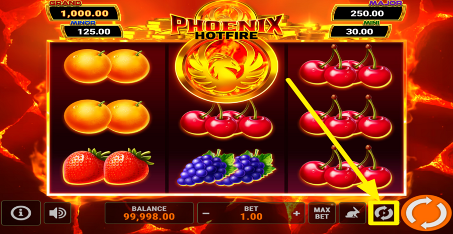 Phoenix Hotfire Hold And Win 3x3 Autoplay